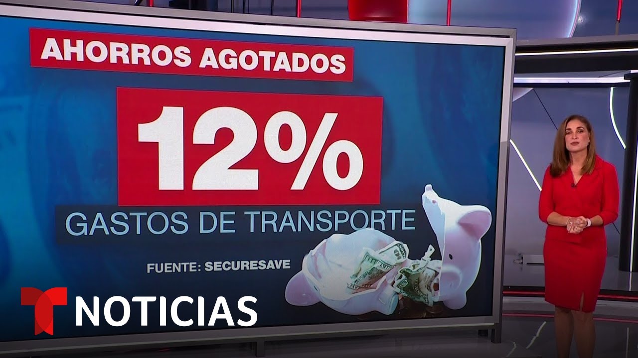 Cada vez más estadounidenses usan sus ahorros para cubrir el costo de gasolina | Noticias Telemundo