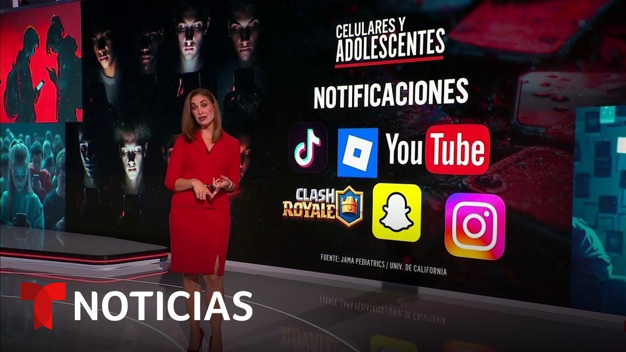 Doctores alertan sobre el uso excesivo de los celulares entre los jóvenes | Noticias Telemundo