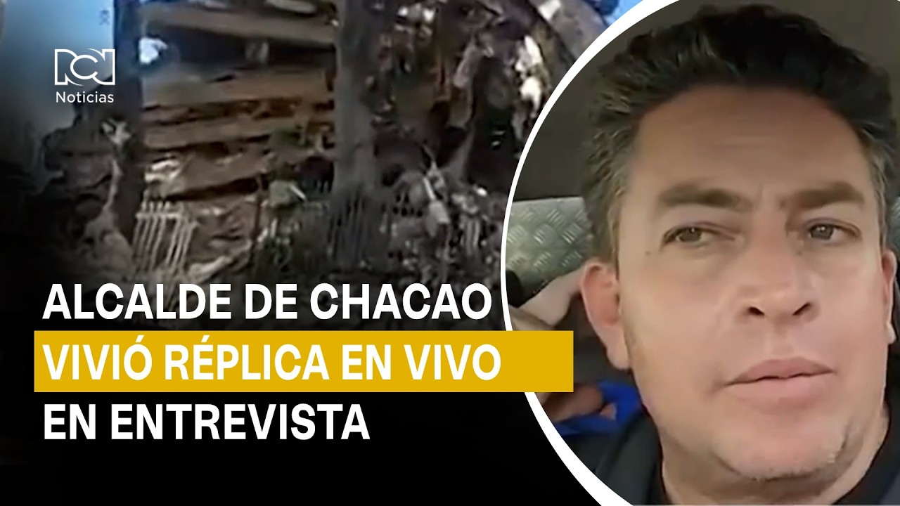 Alcalde de Chacao reportó réplica en vivo durante entrevista: así mostró la destrucción