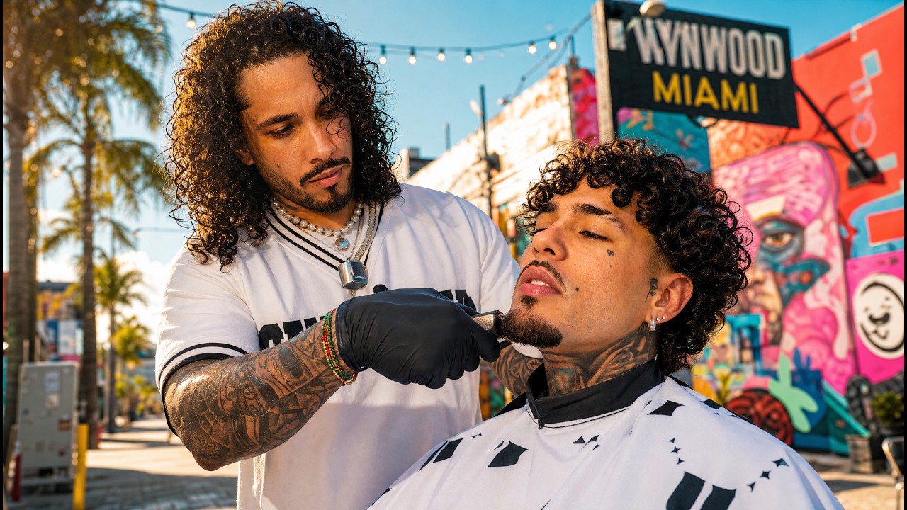 Dalex y yo hablamos de música, proyectos y mucho más en Wynwood 💈🎤