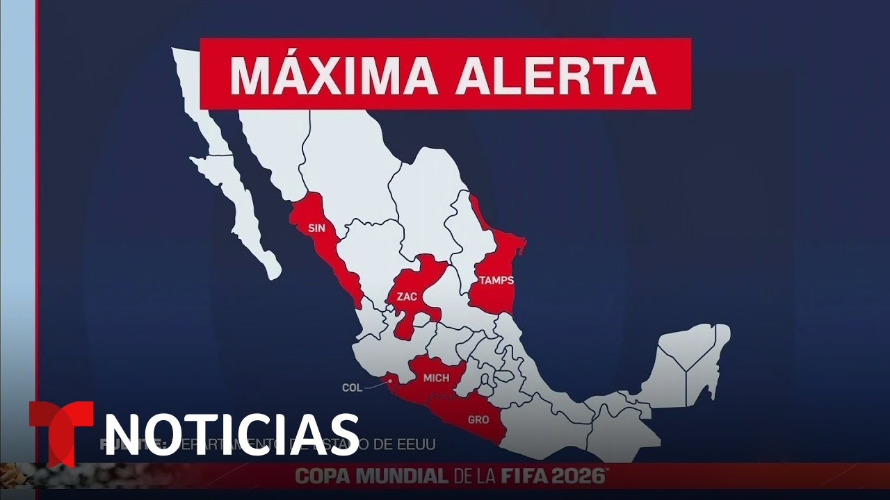 EE.UU. advierte de terrorismo y crimen en sedes del Mundial en México | Noticias Telemundo