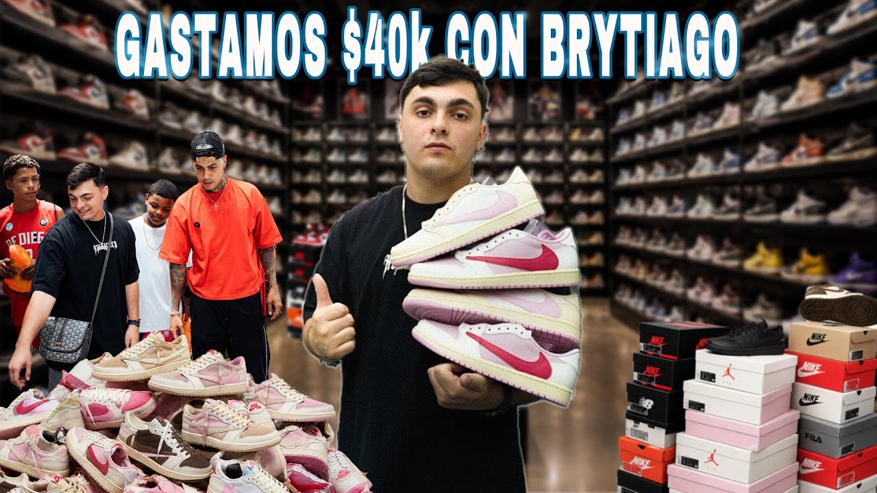 UN DÍA COMPRANDO Y REGALANDO TENIS CON BRYTIAGO!!