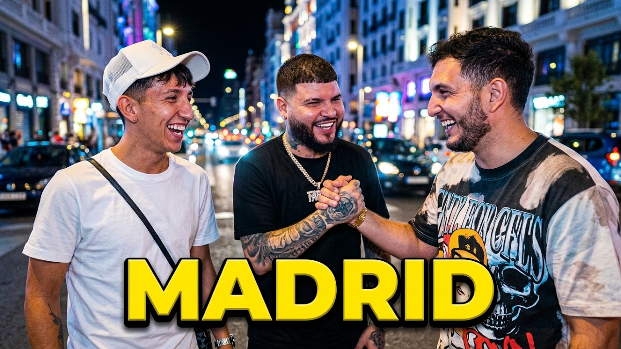 CHANTY SE ENCUENTRA CON FARRUKO Y OMAR MONTES EN MADRID