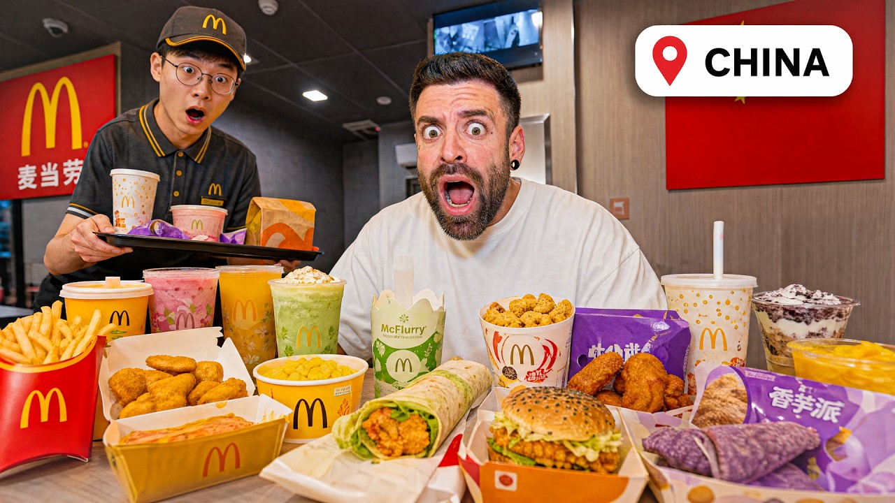 PEDÍ TODO el MENÚ de McDONALDS en CHINA y NO ME ESPERABA ESTO…