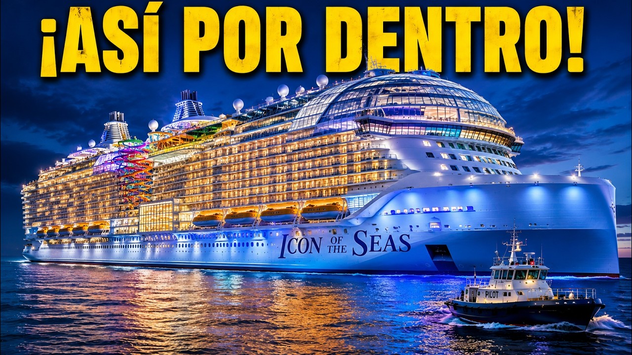 ¡ASÍ ES la VIDA REAL dentro del CRUCERO Más Grande del Mundo!