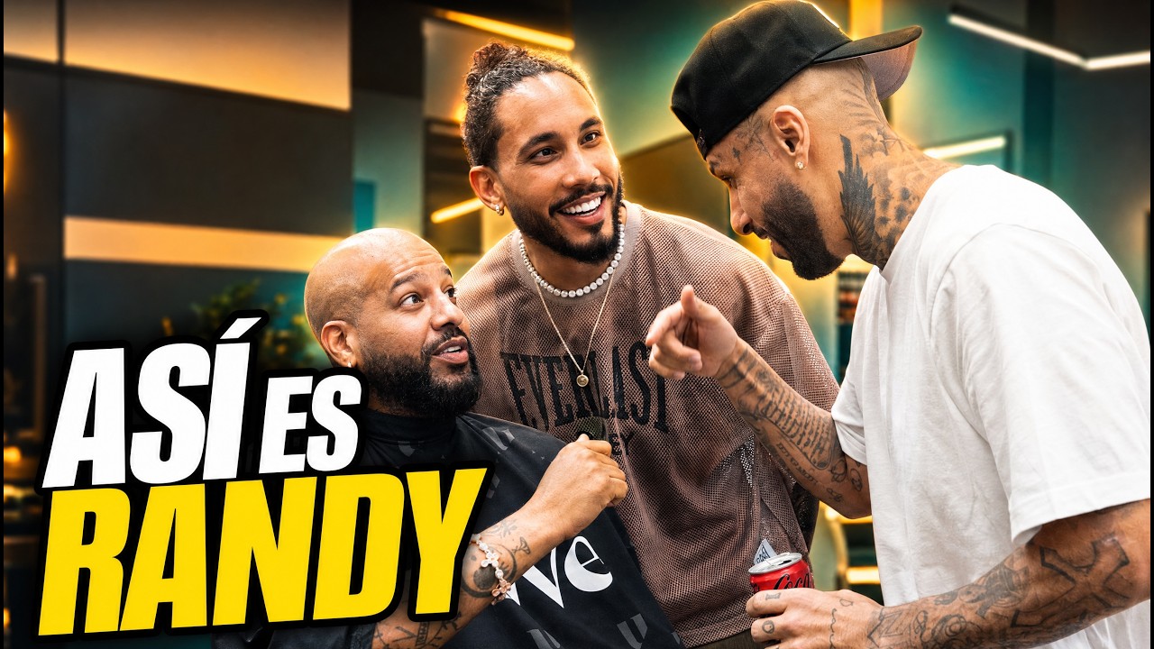 Recorte a la leyenda del reguetón Randy de Jowell & Randy en mi barbería y hablamos de todo